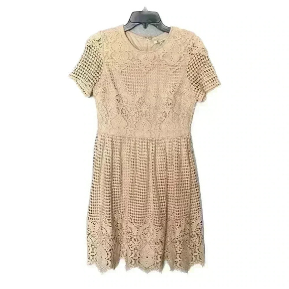 The clothing company Cream Lace Dress - Picture 1 of 4